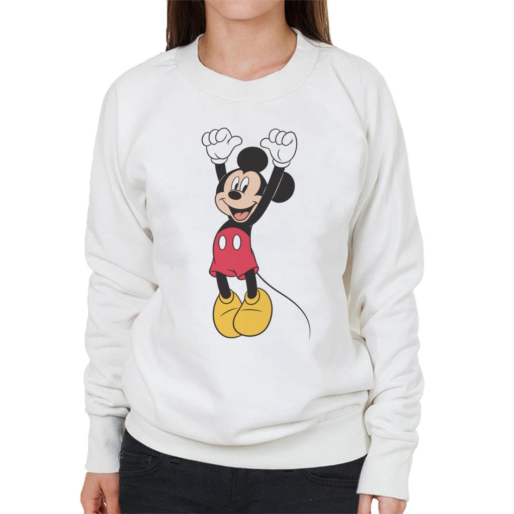 Disney Mickey Mouse Jump For Joy Women's Sweatshirt-ALL + EVERY