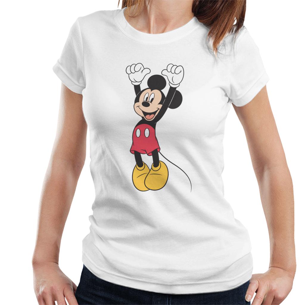 Disney Mickey Mouse Jump For Joy Women's T-Shirt-ALL + EVERY