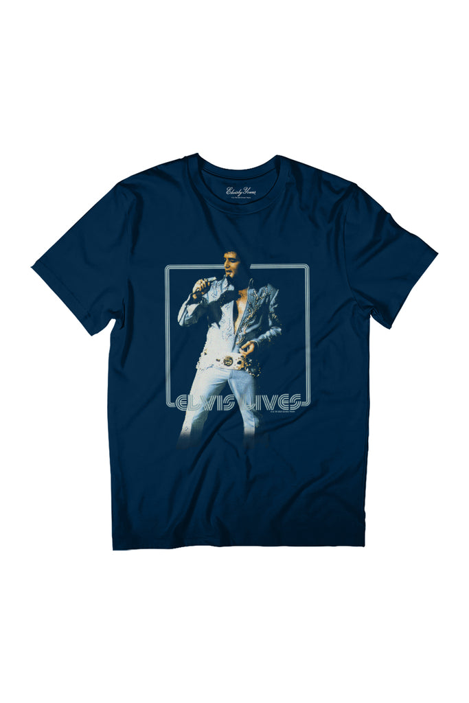 Elvisly Yours Elvis Presley Lives Women's Relaxed Fit T-Shirt-ALL + EVERY