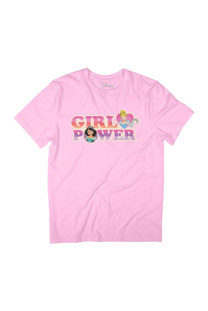 Disney Princesses Girl Power Cinderella And Jasmine Women's Relaxed Fit T-Shirt-ALL + EVERY