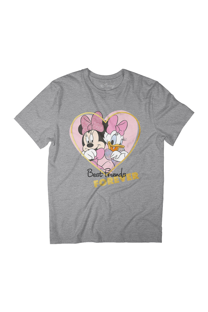 Disney Minnie Mouse And Daisy Duck Best Friends Forever Women's Relaxed Fit T-Shirt-ALL + EVERY