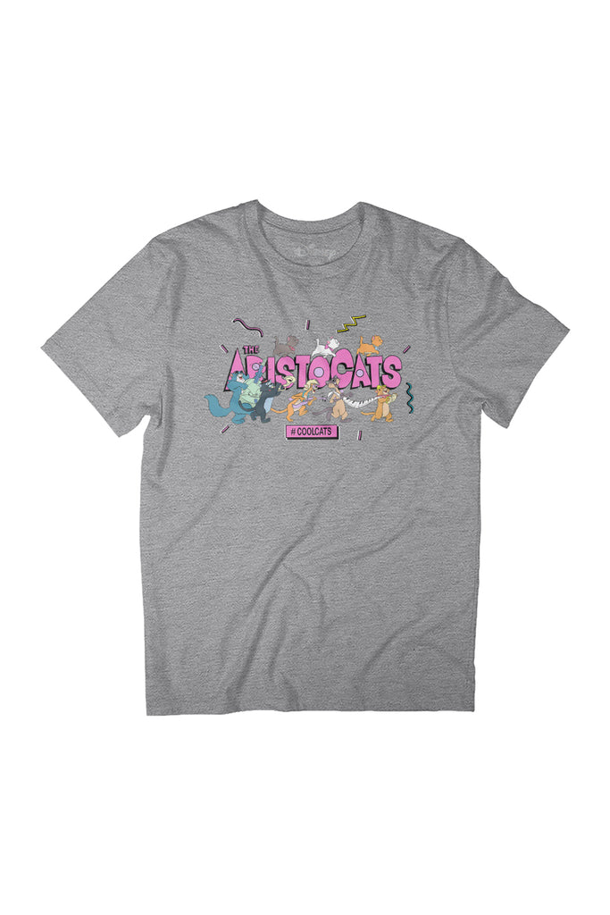 Disney The Aristocats Hashtag Cool Cats Women's Relaxed Fit T-Shirt-ALL + EVERY