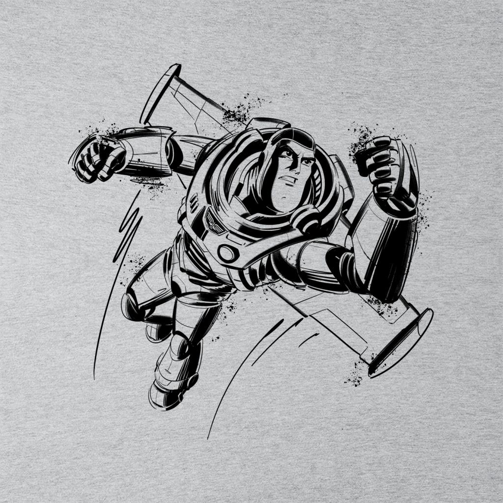 Disney Buzz Lightyear Sketch Toy Story Women's T-Shirt-ALL + EVERY