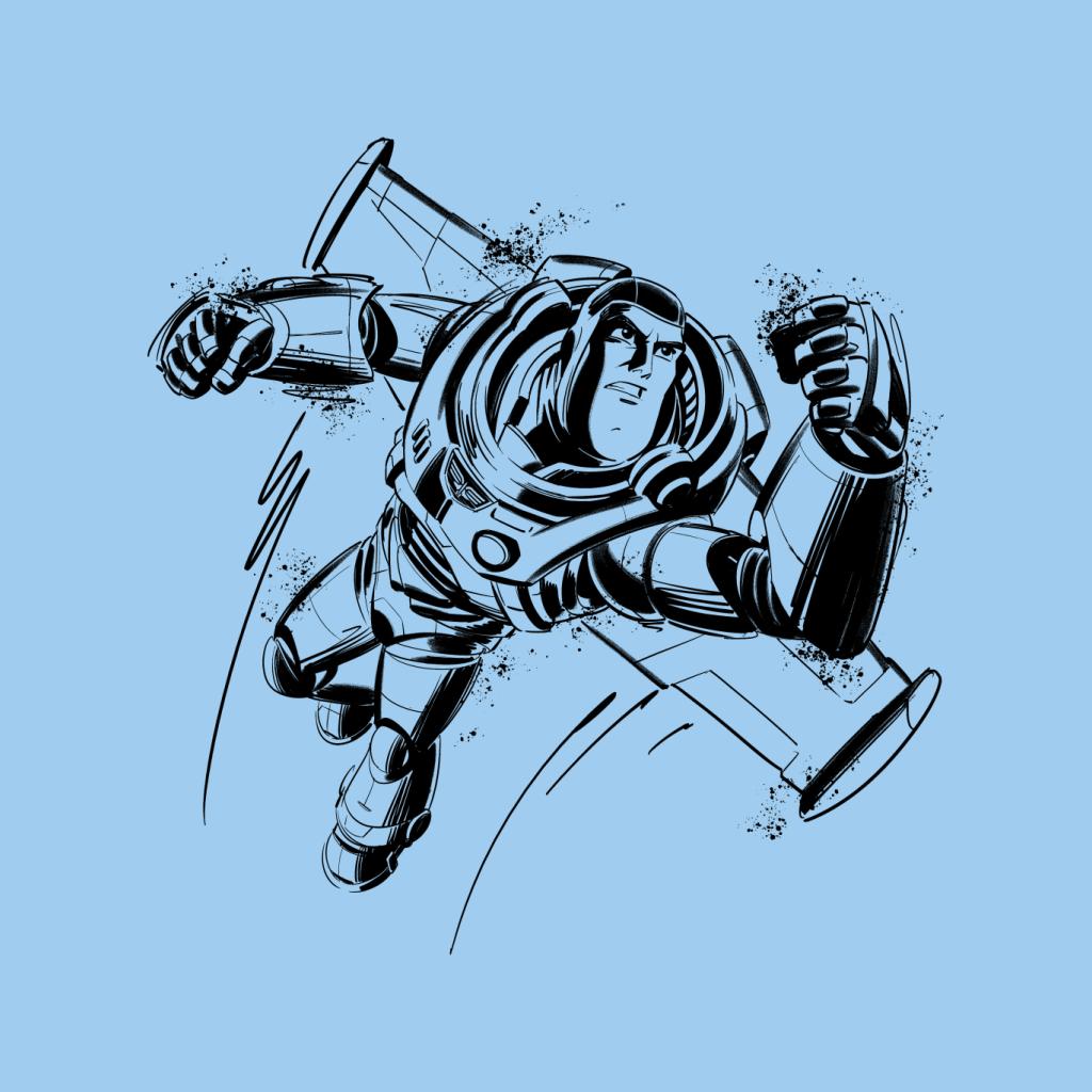 Disney Buzz Lightyear Sketch Toy Story Women's T-Shirt-ALL + EVERY