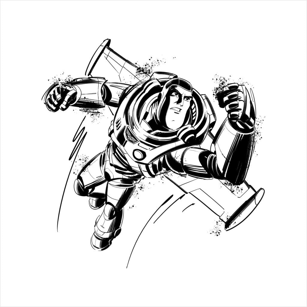 Disney Buzz Lightyear Sketch Toy Story Women's Sweatshirt-ALL + EVERY