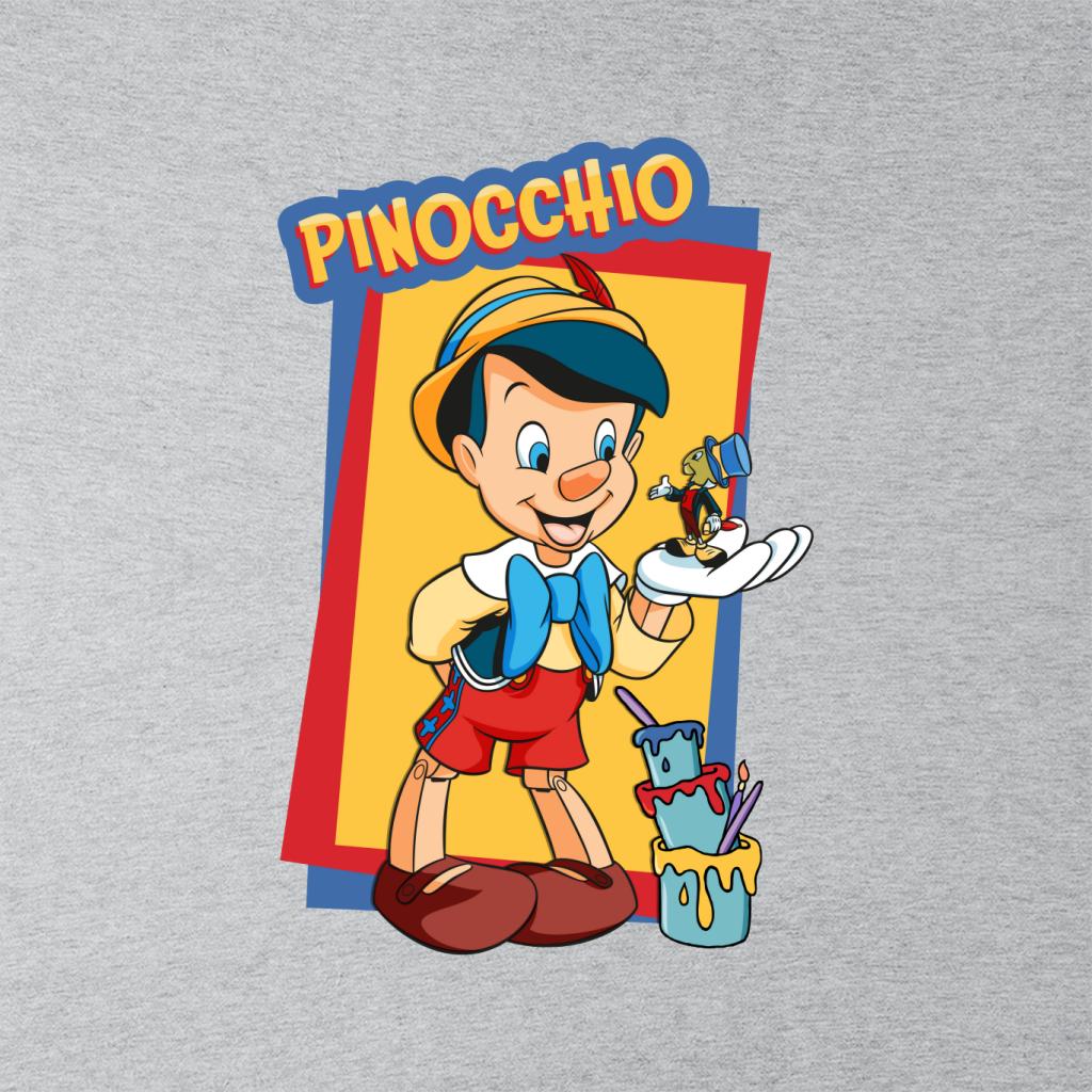 Disney Pinocchio Jiminy Cricket In Palm Paint Women's Sweatshirt-ALL + EVERY