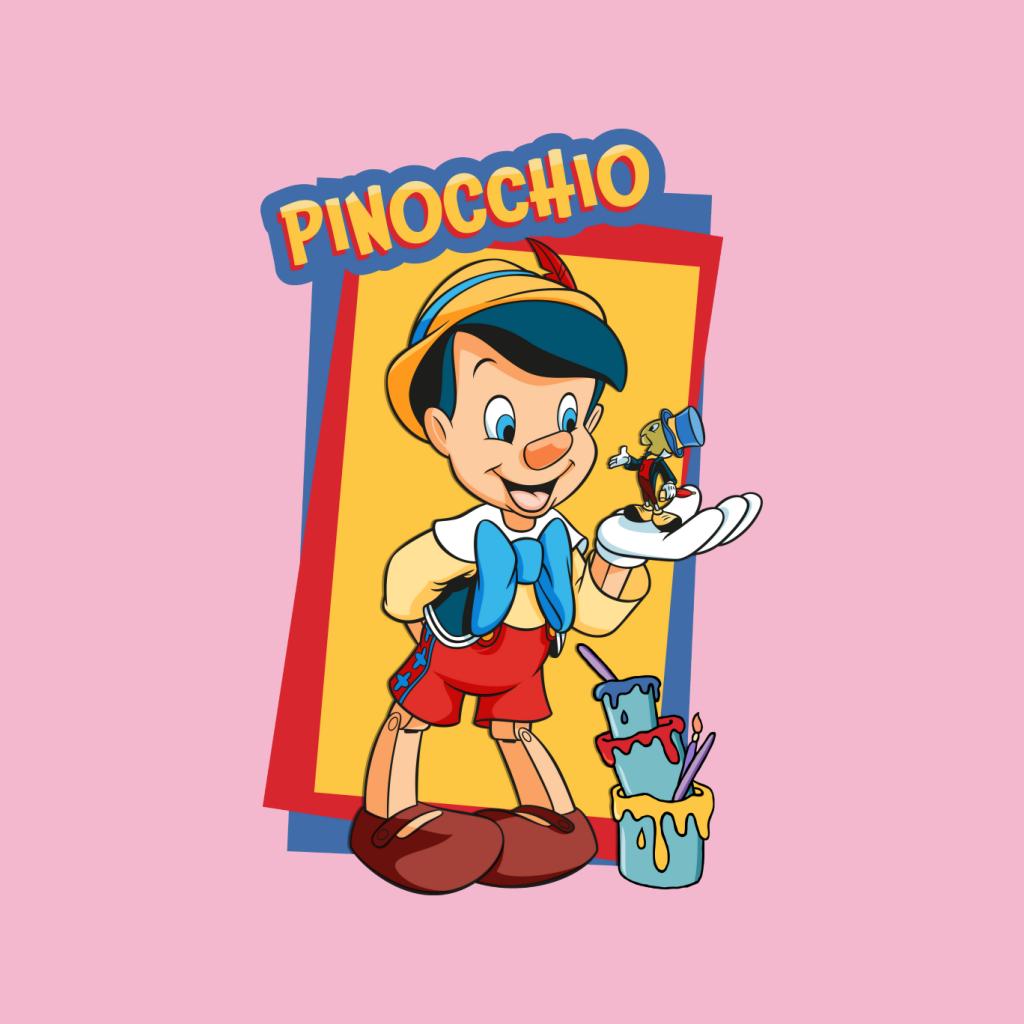 Disney Pinocchio Jiminy Cricket In Palm Paint Women's Hooded Sweatshirt-ALL + EVERY