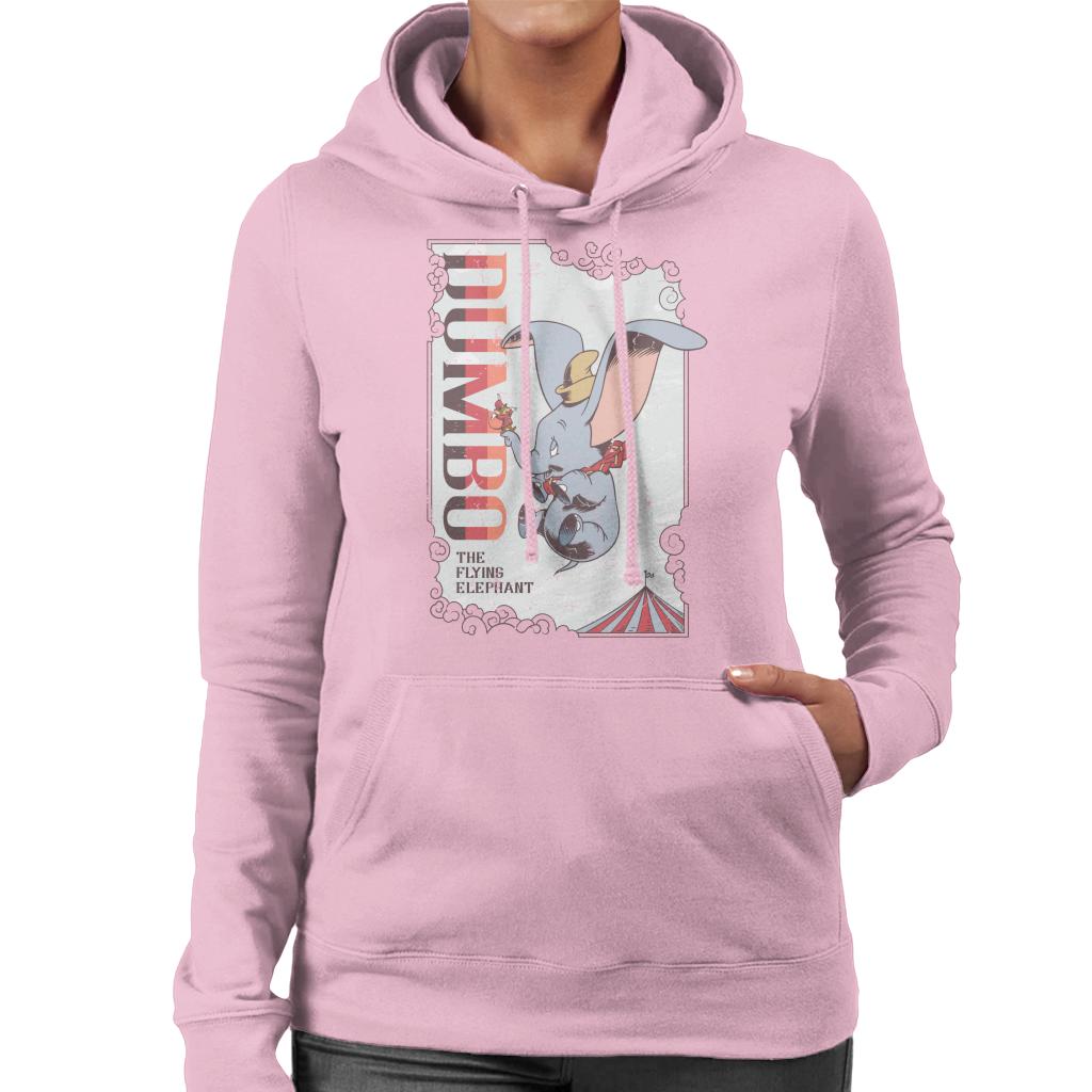 Disney Dumbo The Flying Elephant And Timothy Q Mouse Women's Hooded Sweatshirt-ALL + EVERY