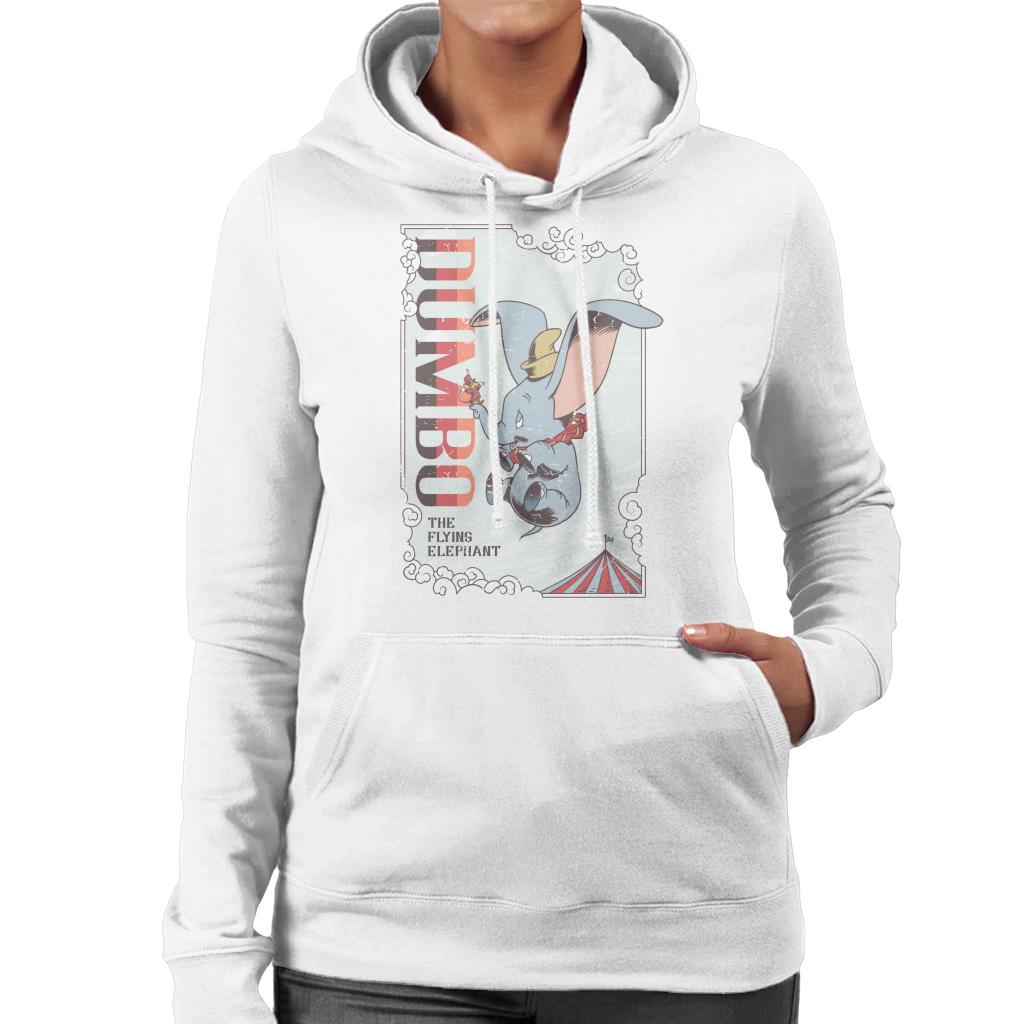 Disney Dumbo The Flying Elephant And Timothy Q Mouse Women's Hooded Sweatshirt-ALL + EVERY
