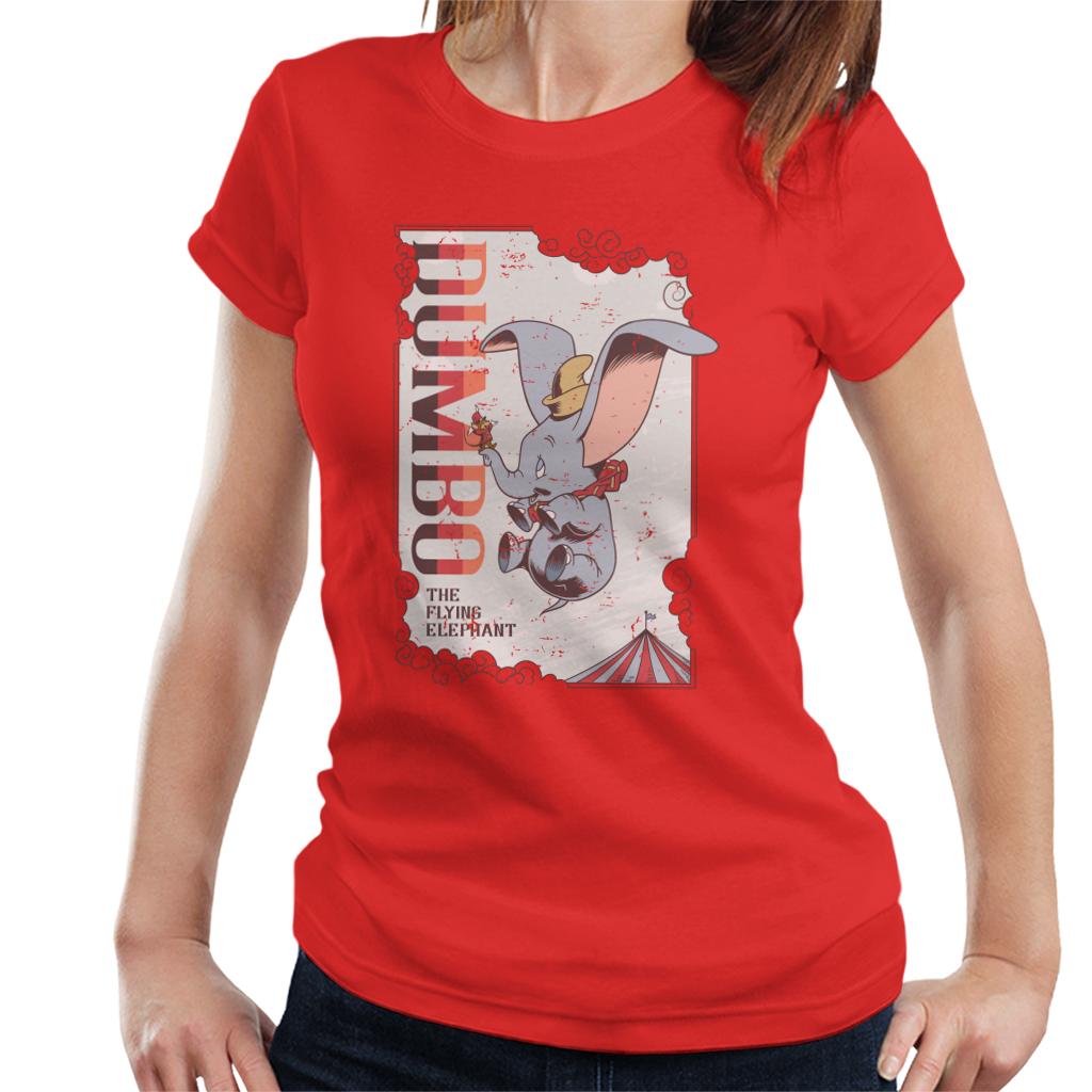 Disney Dumbo The Flying Elephant And Timothy Q Mouse Women's T-Shirt-ALL + EVERY