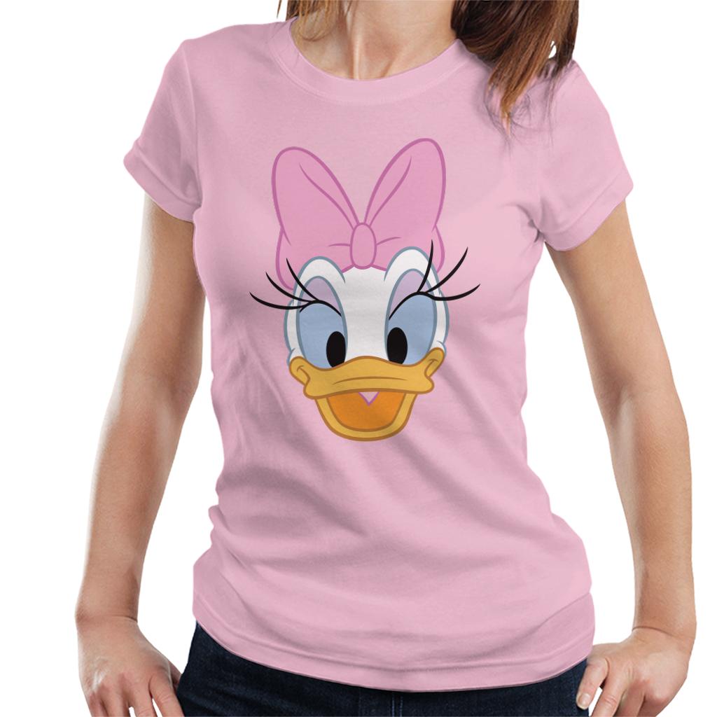 Disney Daisy Duck Happy Face Women's T-Shirt-ALL + EVERY