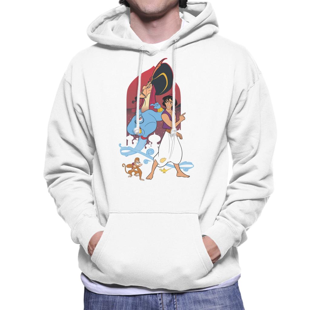 Disney Aladdin Character Montage Men's Hooded Sweatshirt-ALL + EVERY