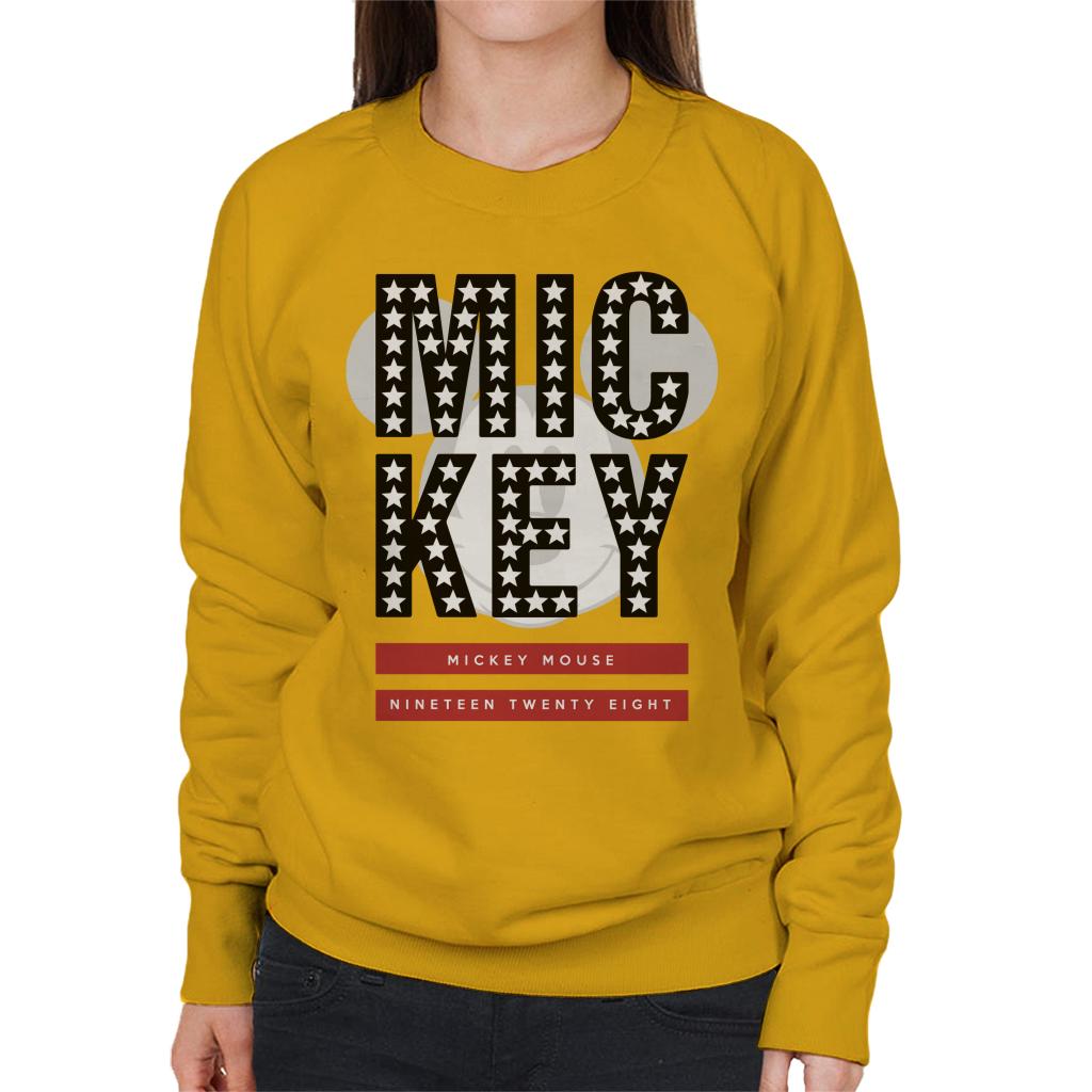 Disney Mickey Mouse Nineteen Twenty Eight Women's Sweatshirt-ALL + EVERY