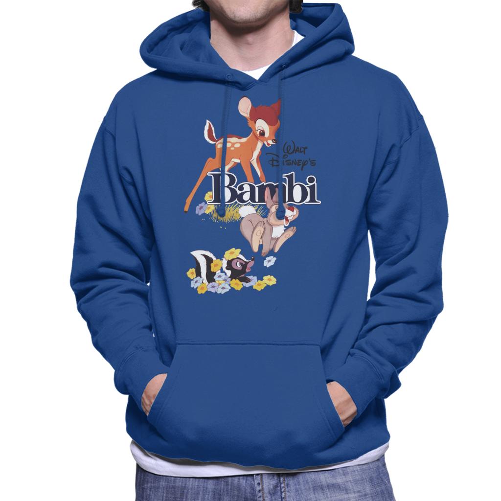 Disney Bambi Character Montage Men's Hooded Sweatshirt-ALL + EVERY