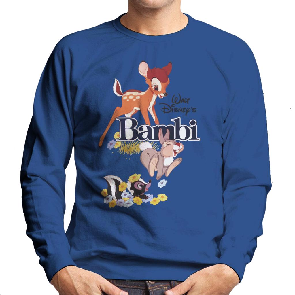 Disney Bambi Character Montage Men's Sweatshirt-ALL + EVERY