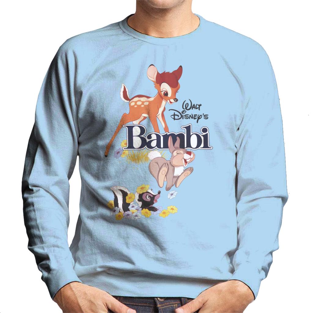 Disney Bambi Character Montage Men's Sweatshirt-ALL + EVERY