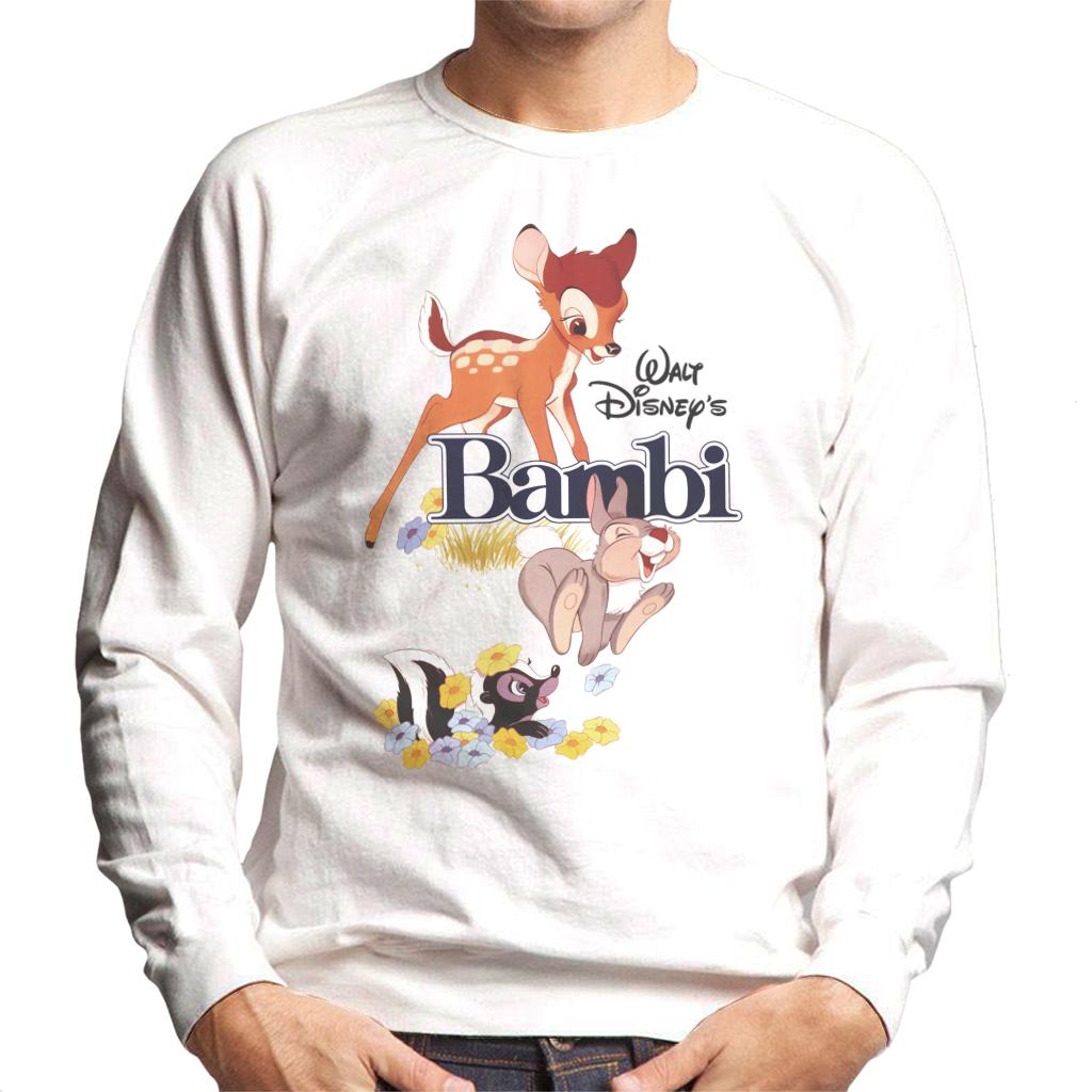 Disney Bambi Character Montage Men's Sweatshirt-ALL + EVERY