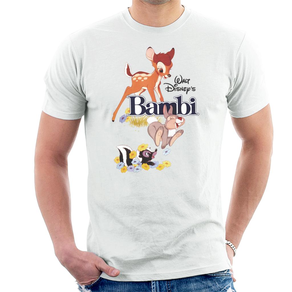 Disney Bambi Character Montage Men's T-Shirt-ALL + EVERY