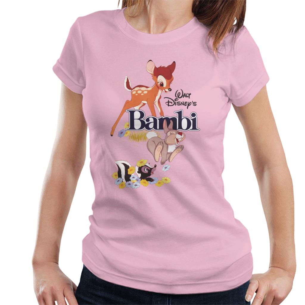 Disney Bambi Character Montage Women's T-Shirt-ALL + EVERY
