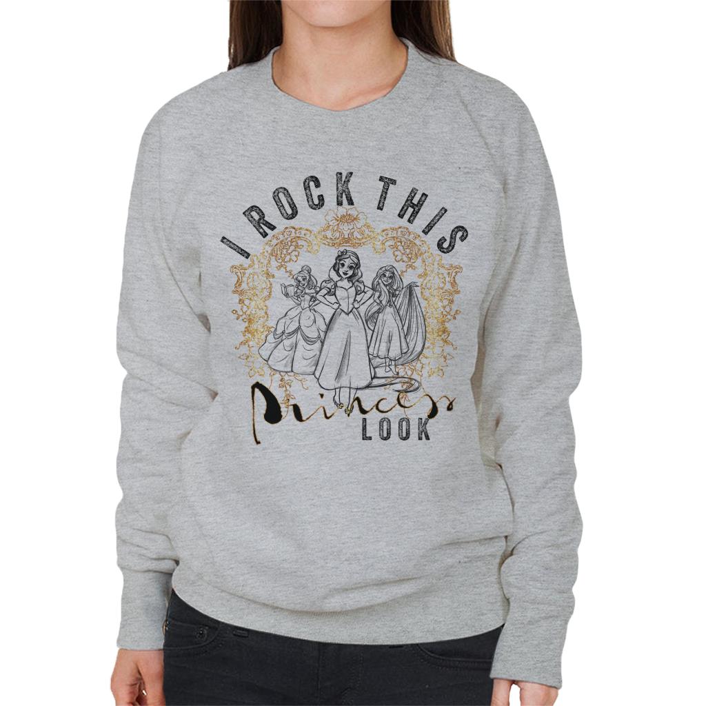 Disney I Rock This Princess Look Women's Sweatshirt-ALL + EVERY