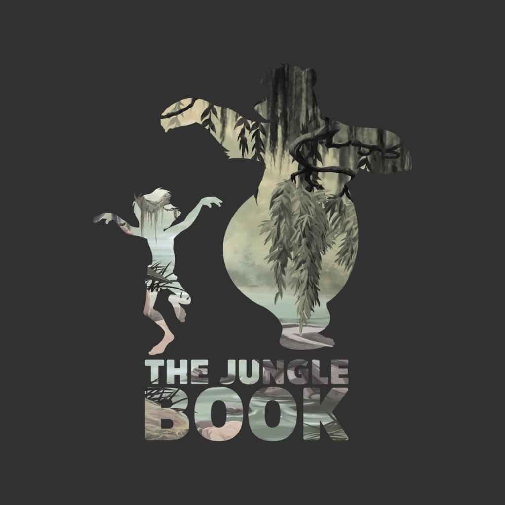 Disney The Jungle Book Mowgli And Baloo Silhouettes Women's Sweatshirt-ALL + EVERY