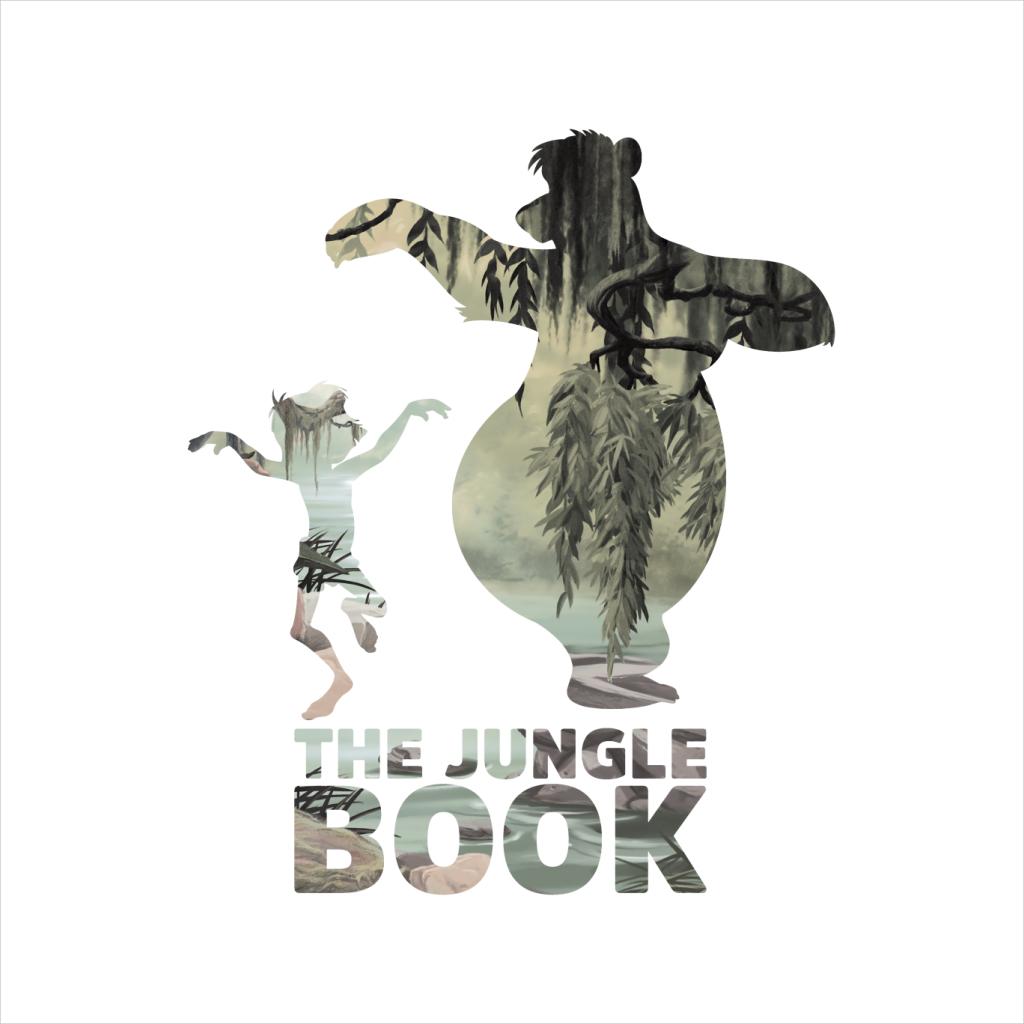 Disney The Jungle Book Mowgli And Baloo Silhouettes Women's Hooded Sweatshirt-ALL + EVERY