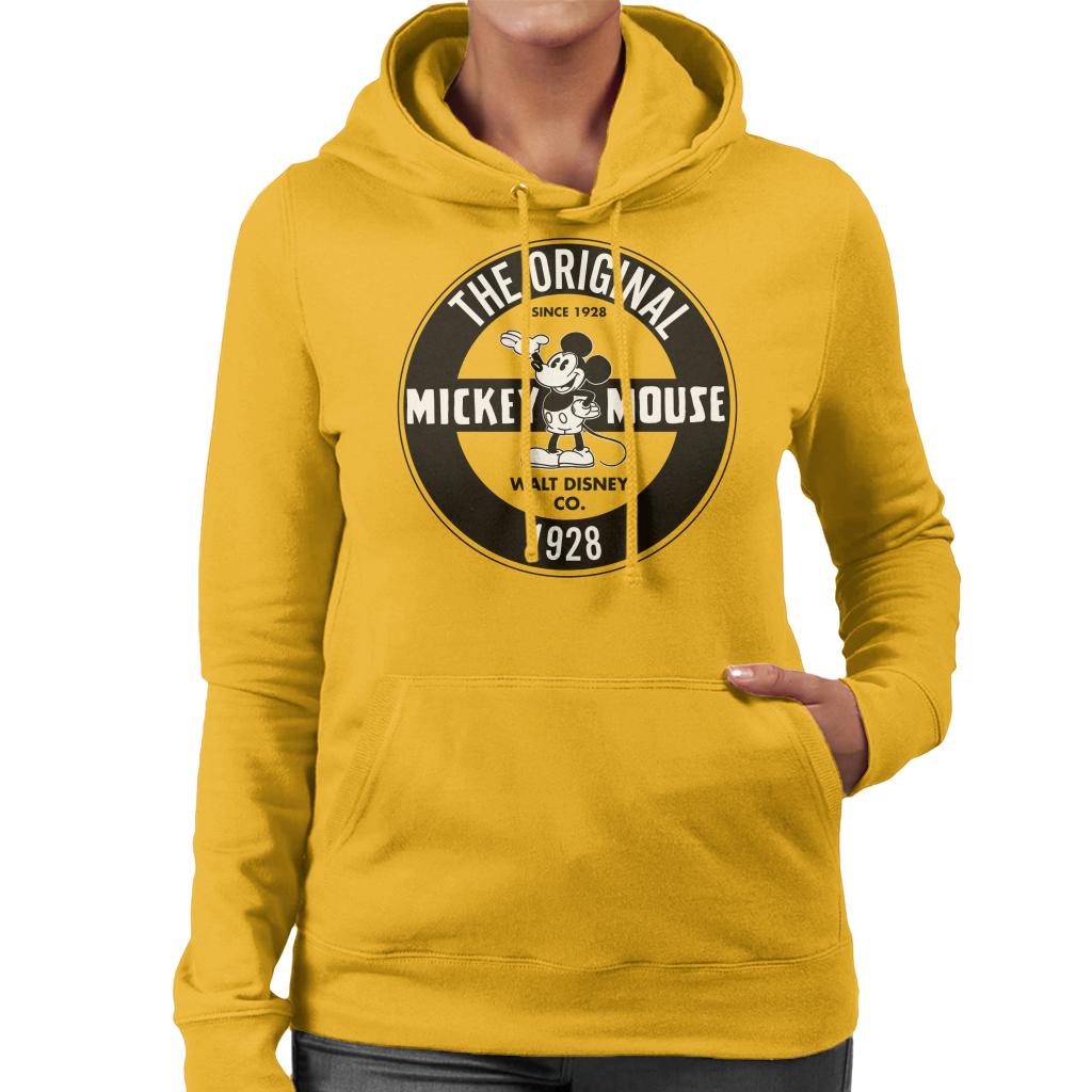 Disney Mickey Mouse The Original 1928 Women's Hooded Sweatshirt-ALL + EVERY