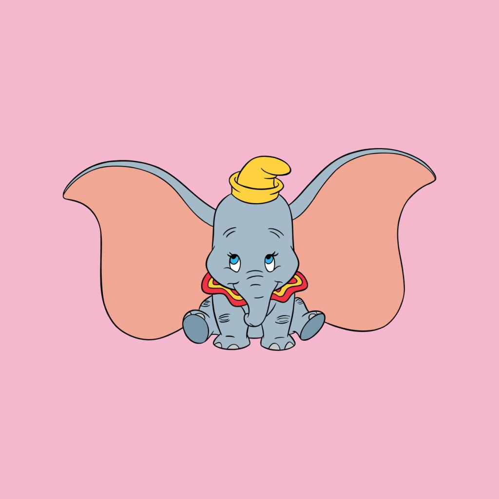 Disney Dumbo The Flying Elephant Shy Women's T-Shirt-ALL + EVERY