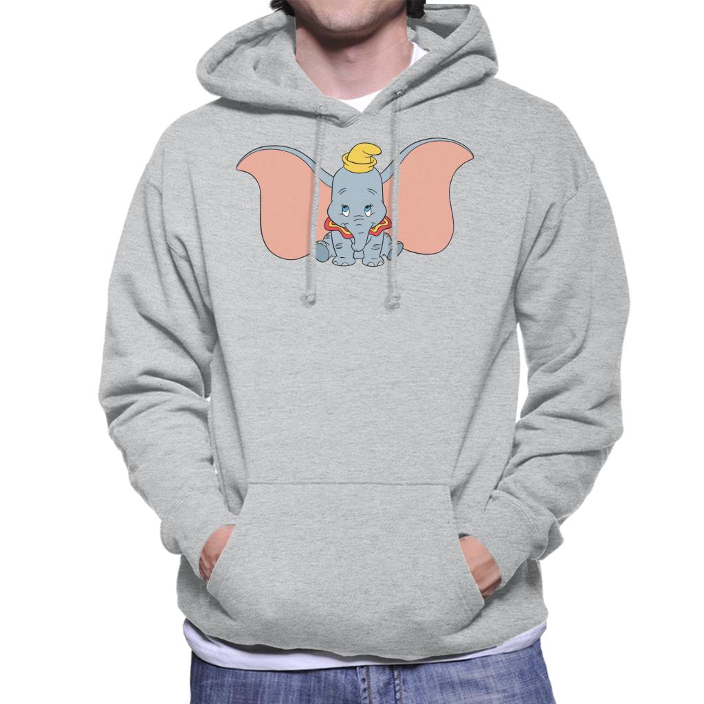 Disney Dumbo The Flying Elephant Shy Men's Hooded Sweatshirt-ALL + EVERY