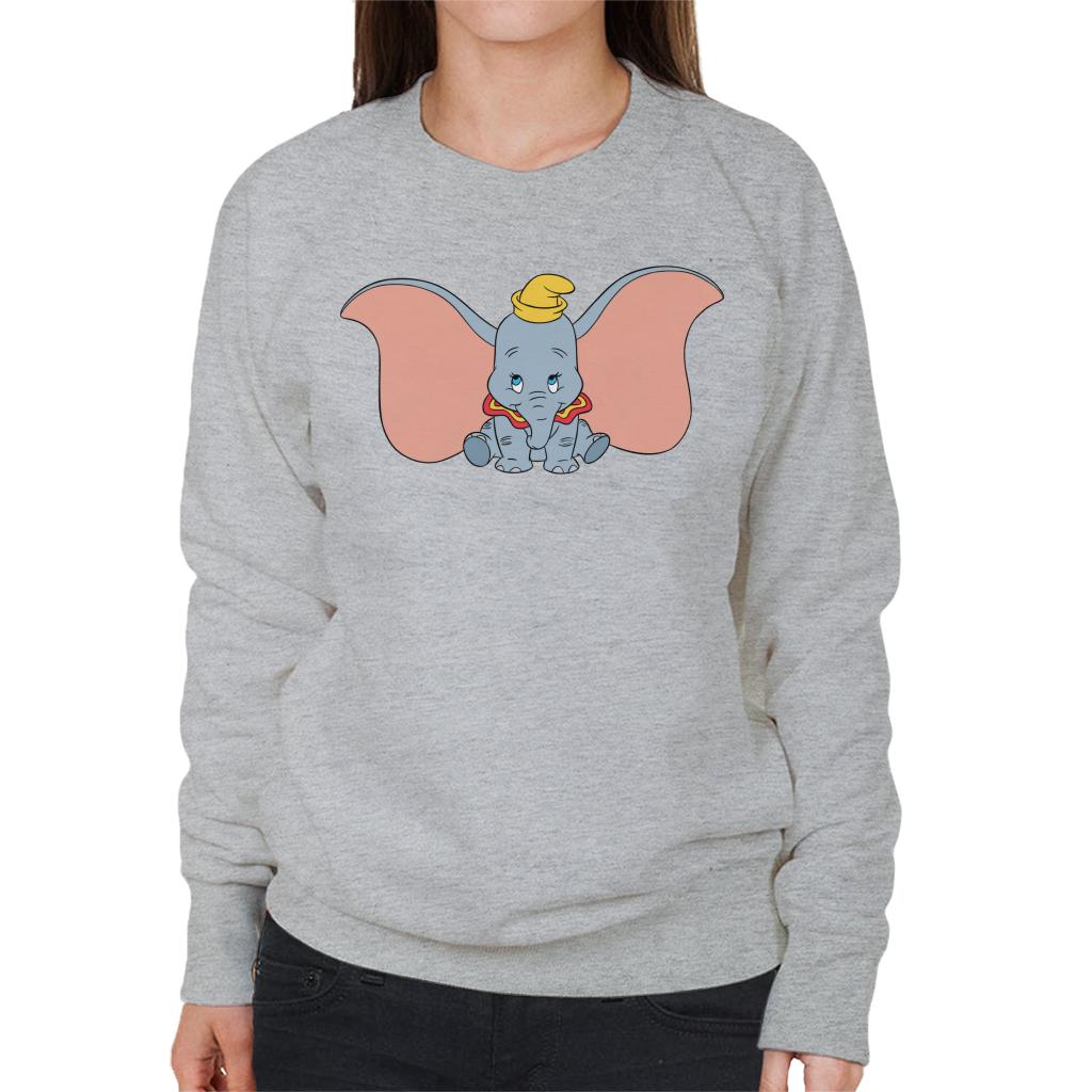 Disney Dumbo The Flying Elephant Shy Women's Sweatshirt-ALL + EVERY