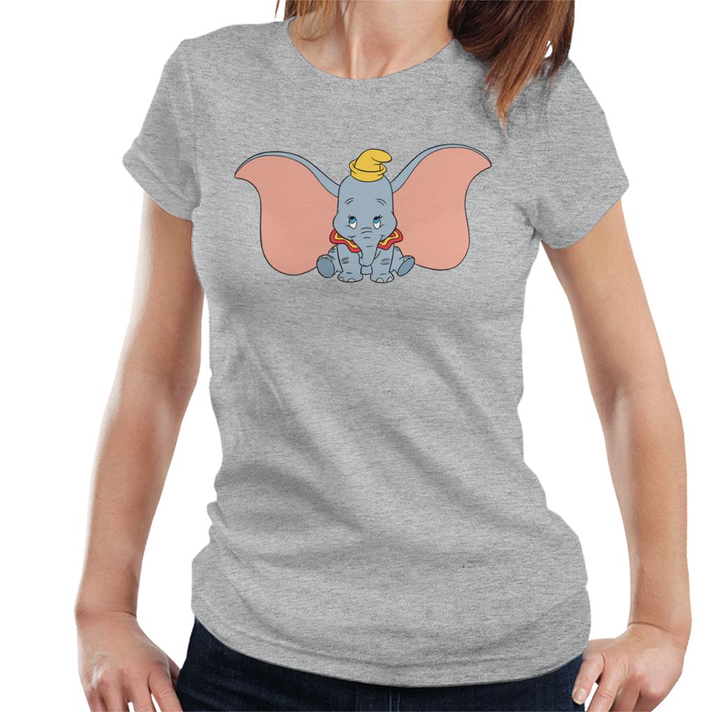 Disney Dumbo The Flying Elephant Shy Women's T-Shirt-ALL + EVERY