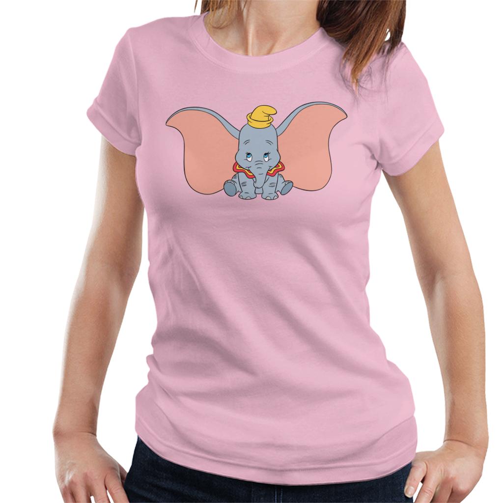 Disney Dumbo The Flying Elephant Shy Women's T-Shirt-ALL + EVERY