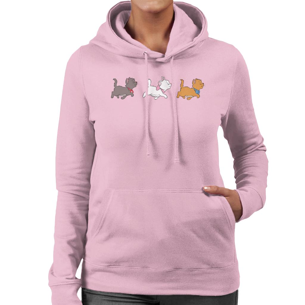 Disney The Aristocats Berlioz Marie & Toulouse Women's Hooded Sweatshirt-ALL + EVERY