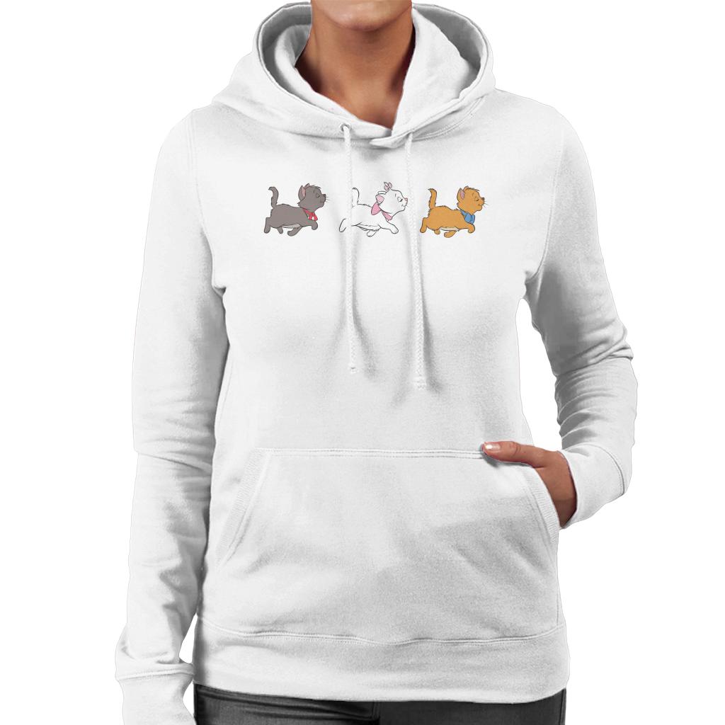 Disney The Aristocats Berlioz Marie & Toulouse Women's Hooded Sweatshirt-ALL + EVERY