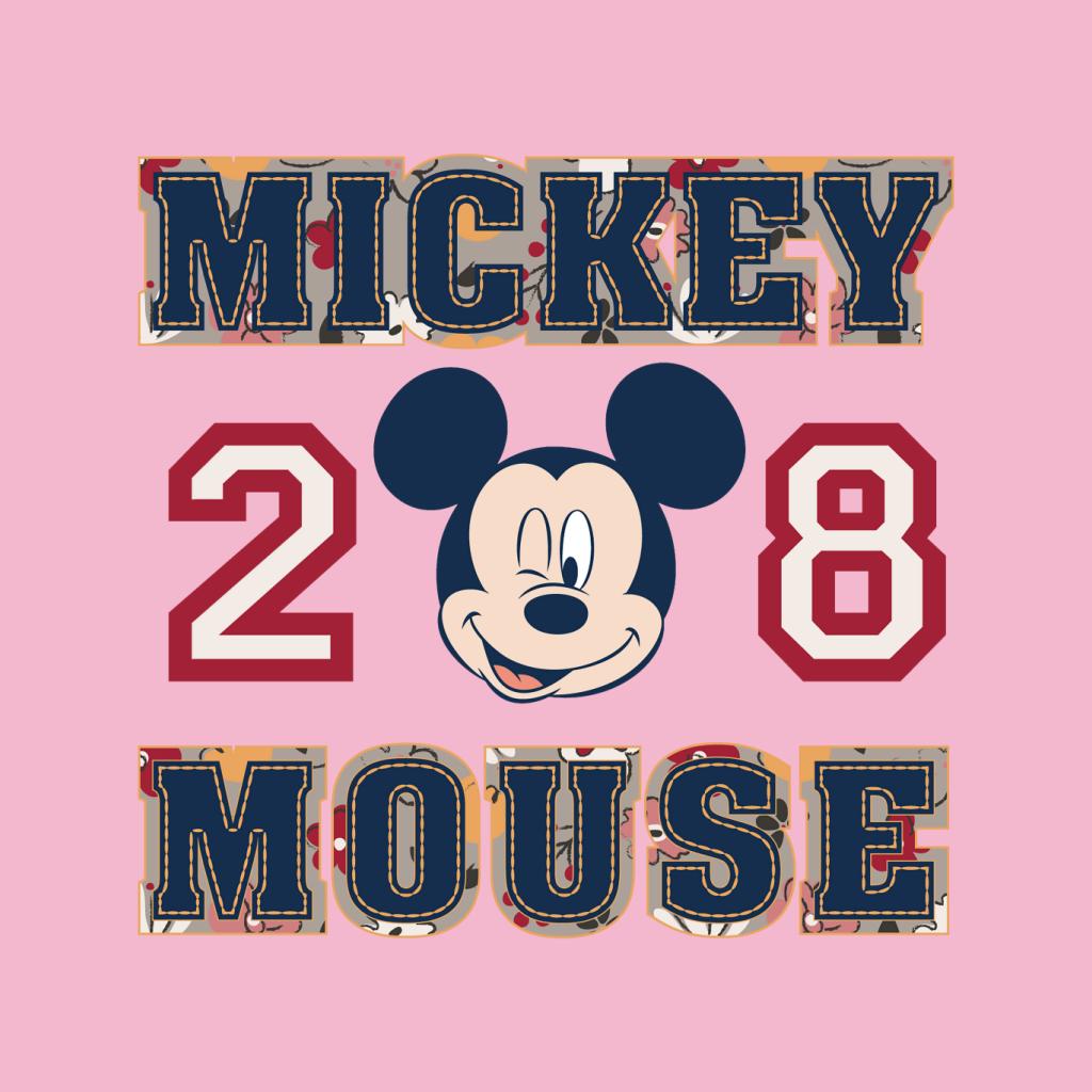 Disney Mickey Mouse Retro College Sports 1928 Women's T-Shirt-ALL + EVERY