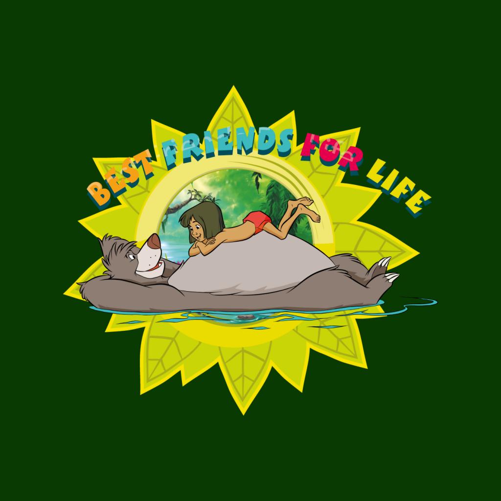 Disney The Jungle Book Best Friends For Life Mowgli & Baloo Women's T-Shirt-ALL + EVERY