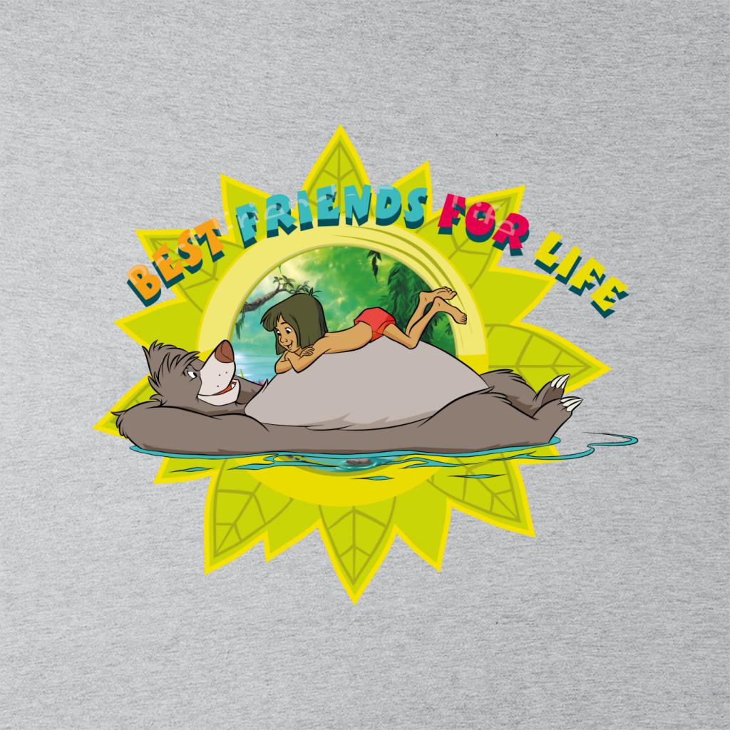Disney The Jungle Book Best Friends For Life Mowgli & Baloo Women's Sweatshirt-ALL + EVERY