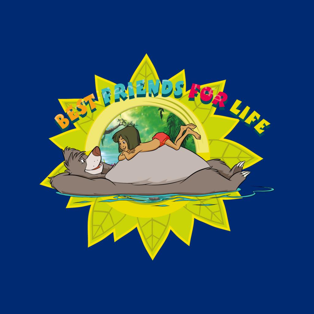 Disney The Jungle Book Best Friends For Life Mowgli & Baloo Women's Sweatshirt-ALL + EVERY