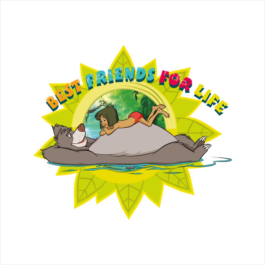 Disney The Jungle Book Best Friends For Life Mowgli & Baloo Women's Hooded Sweatshirt-ALL + EVERY