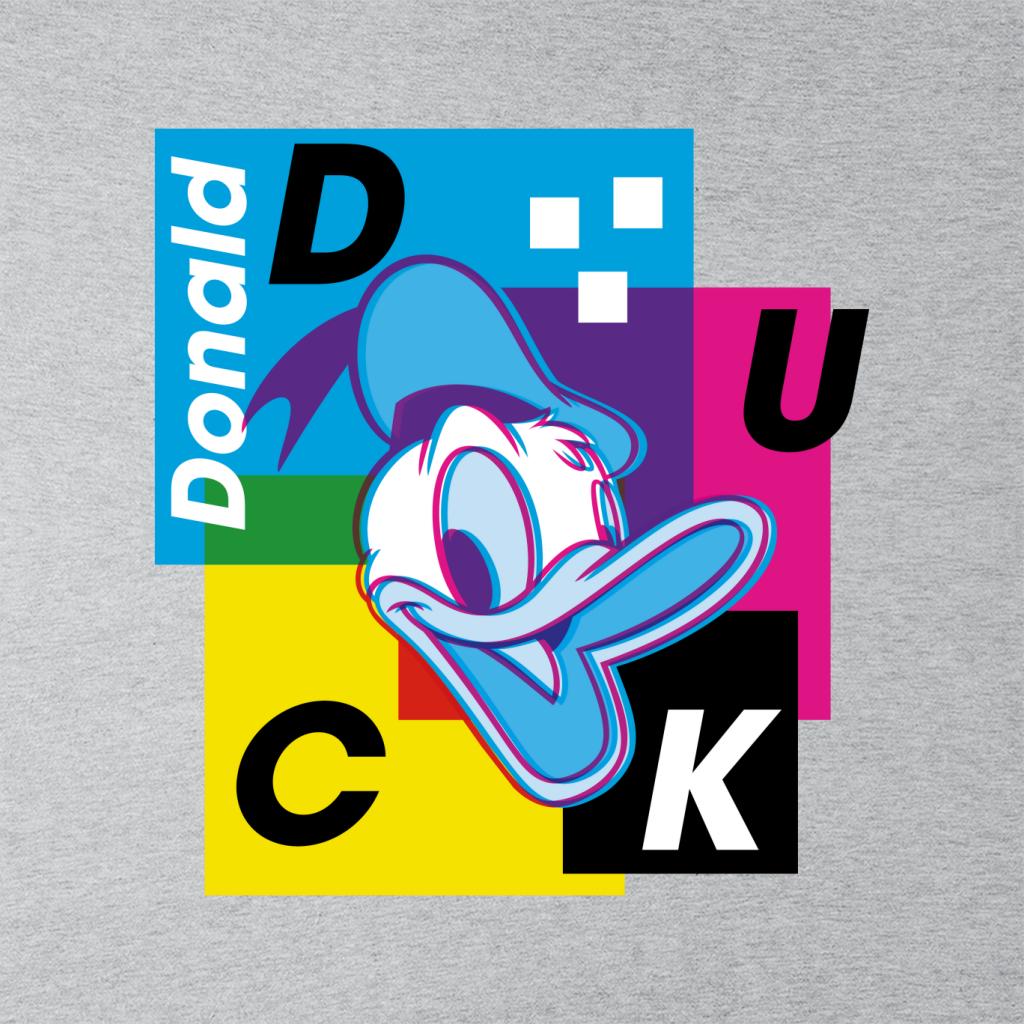 Disney Donald Duck Retro 3D Effect Women's Sweatshirt-ALL + EVERY