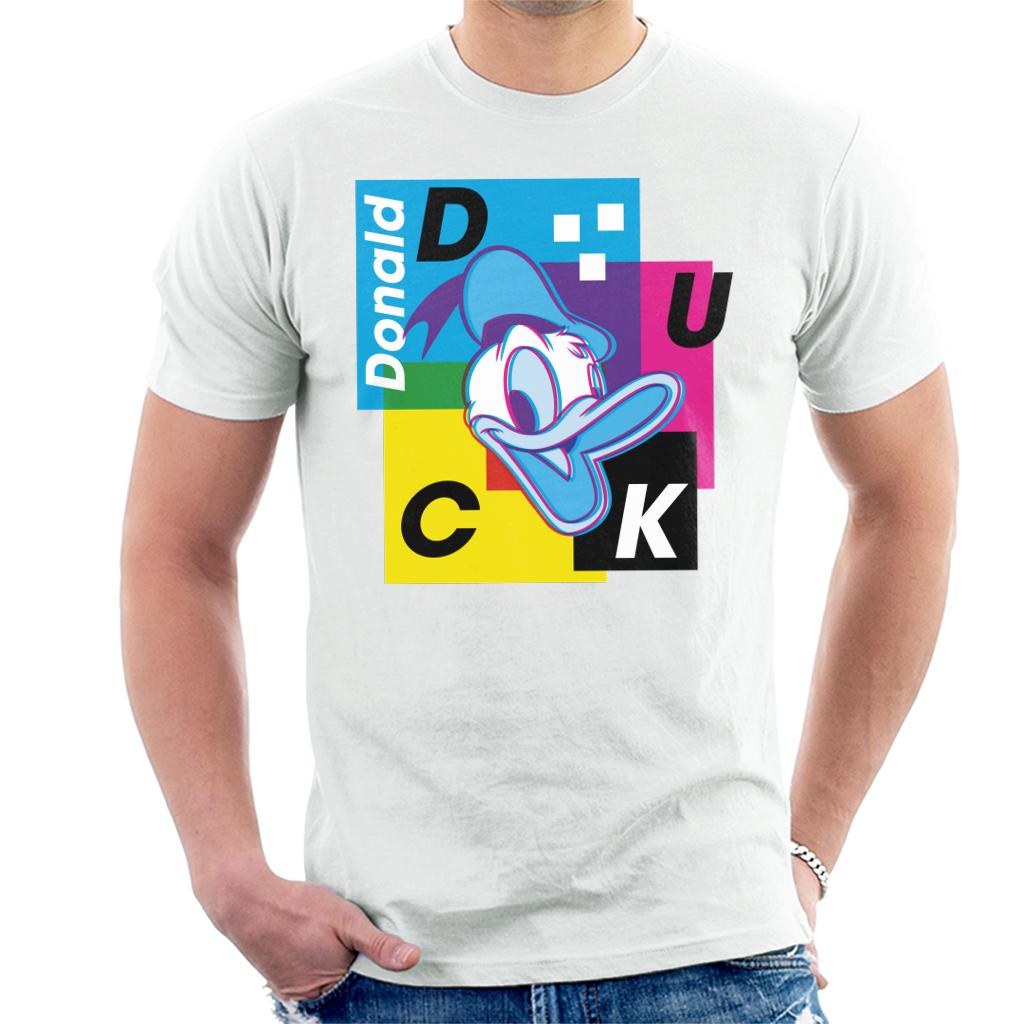 Disney Donald Duck Retro 3D Effect Men's T-Shirt-ALL + EVERY