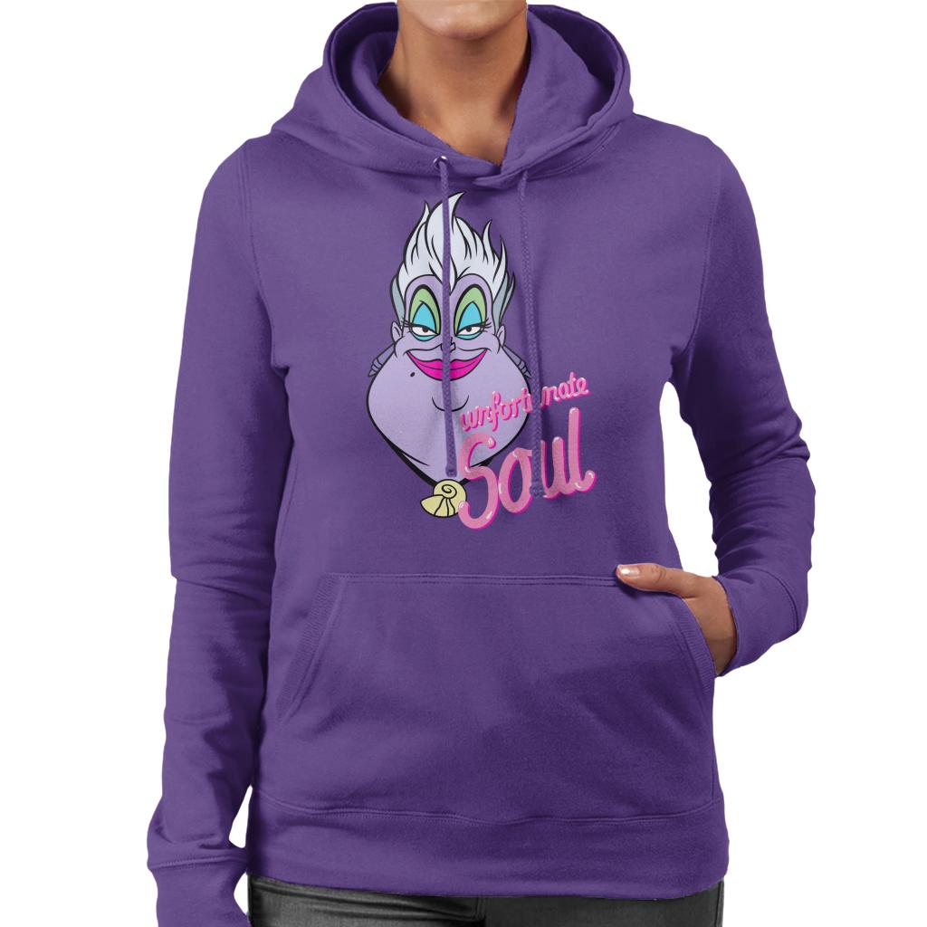 Disney Ursula The Little Mermaid Unfortunate Soul Women's Hooded Sweatshirt-ALL + EVERY