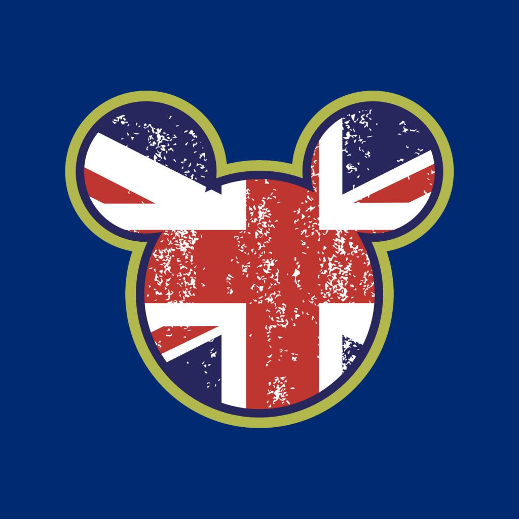 Disney Mickey Mouse Union Jack United Kingdom Women's T-Shirt-ALL + EVERY