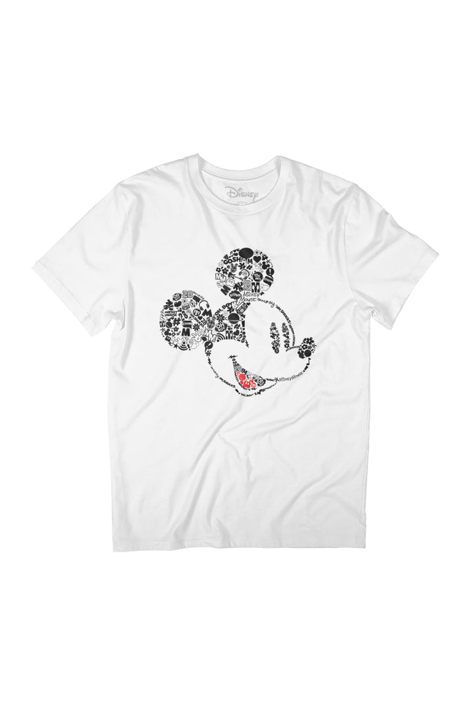 Disney Mickey Mouse Icons Head Women's Relaxed Fit T-Shirt-ALL + EVERY
