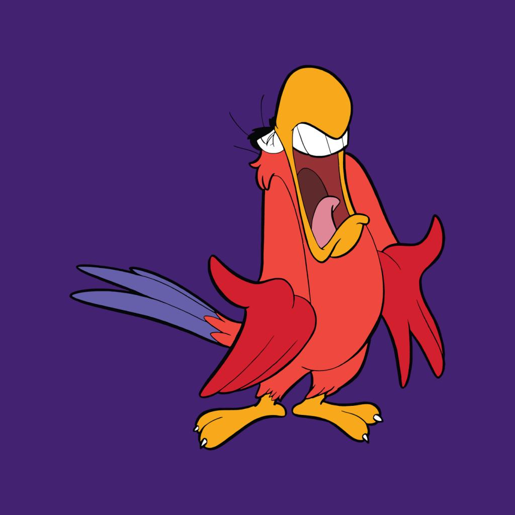 Disney Iago Shouting Parrot Aladdin Women's Sweatshirt-ALL + EVERY