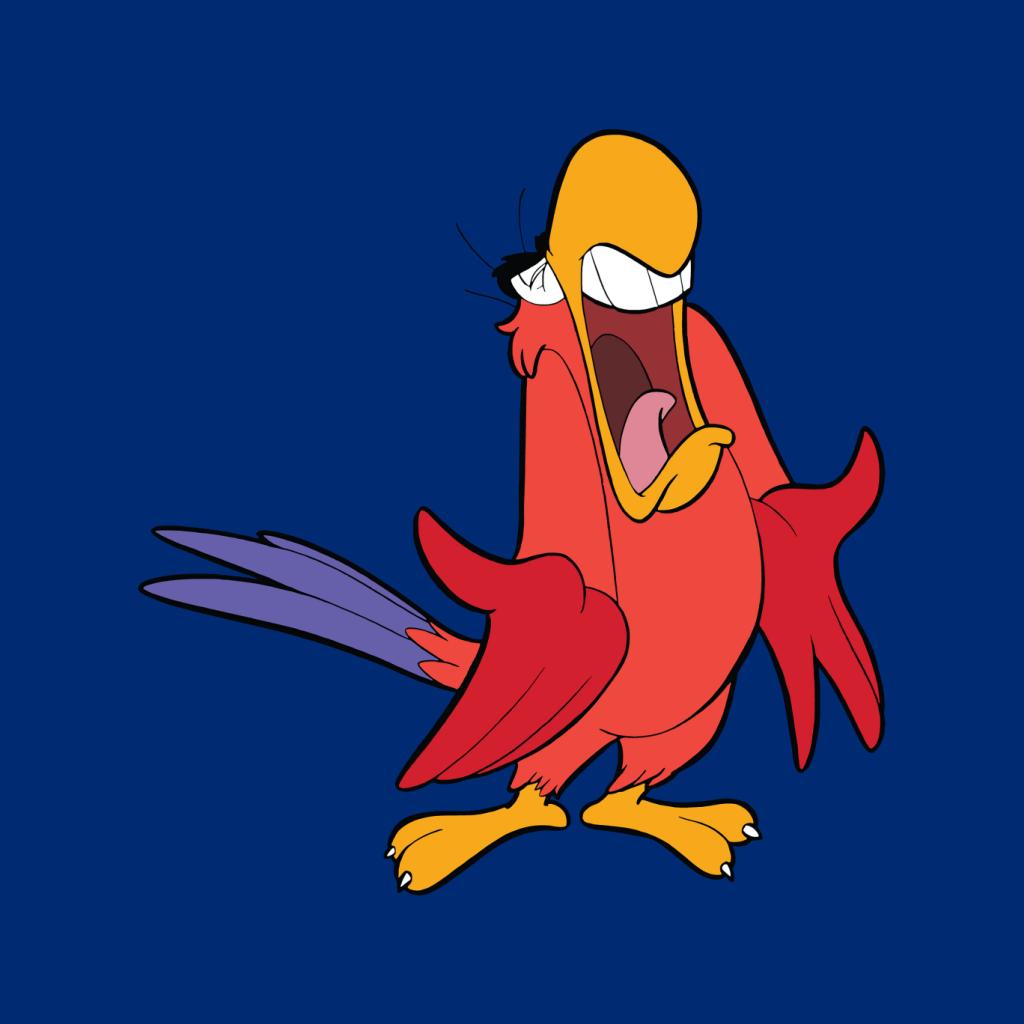 Disney Iago Shouting Parrot Aladdin Women's Hooded Sweatshirt-ALL + EVERY