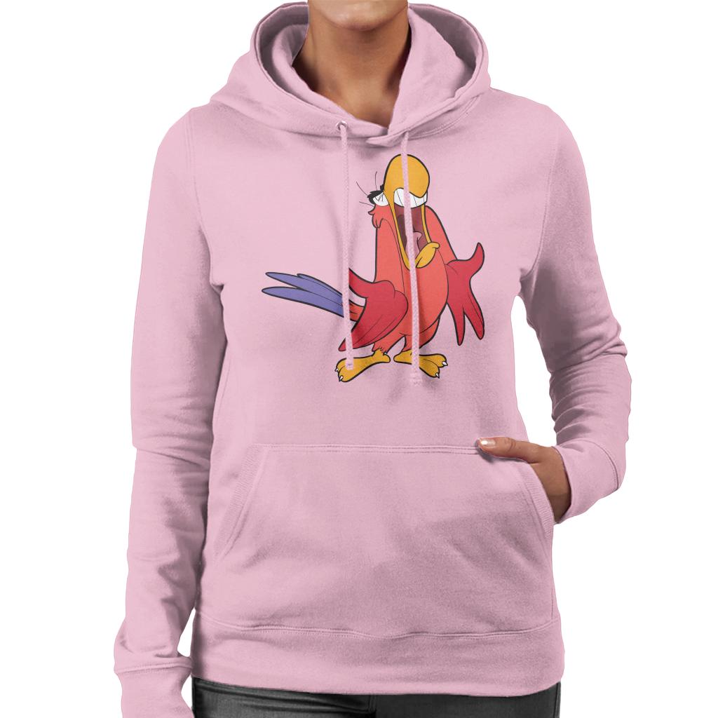 Disney Iago Shouting Parrot Aladdin Women's Hooded Sweatshirt-ALL + EVERY