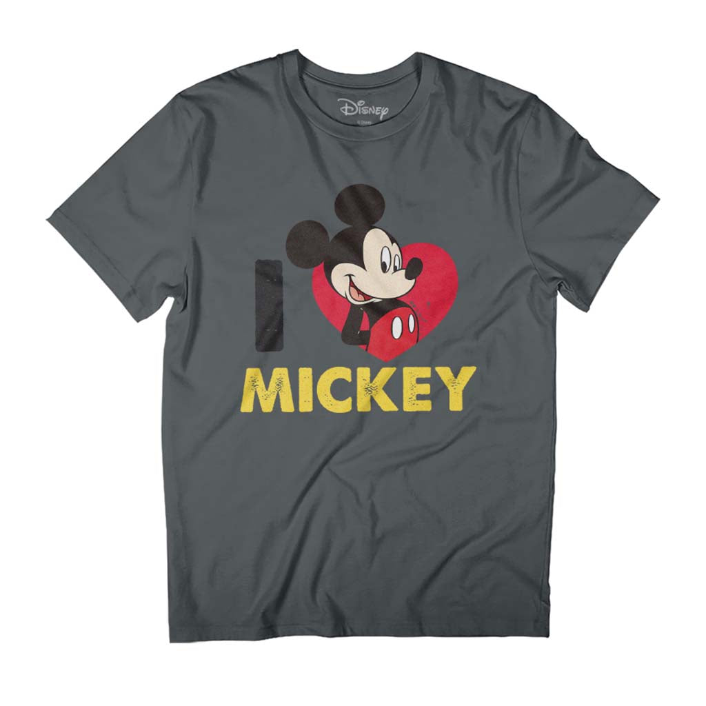 Disney I Heart Mickey Mouse Men's T-Shirt-ALL + EVERY