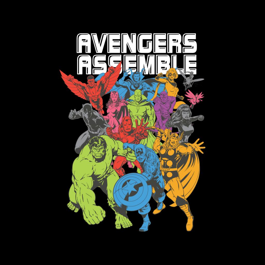Marvel Avengers Assemble Comic Book Colour Art Women's Sweatshirt-ALL + EVERY