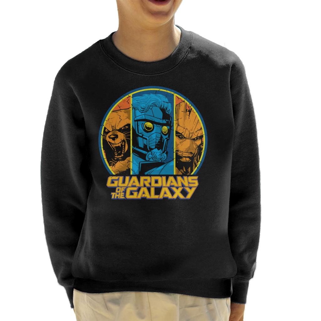 Marvel Guardians Of The Galaxy Star Lord Rocket Raccoon And Groot Kid's Sweatshirt-ALL + EVERY